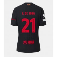 Barcelona Frenkie de Jong #21 Udebanetrøje 2024-25 Kortærmet